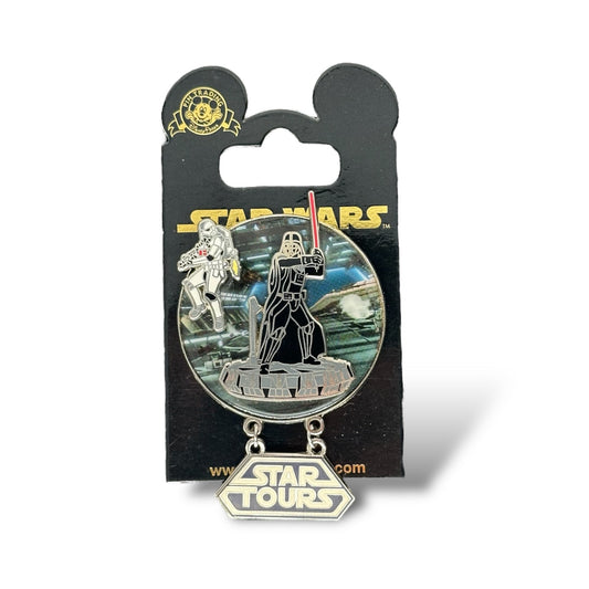Disney Parks Star Tours The Adventures Continue Darth Vader with Skytrooper Pin