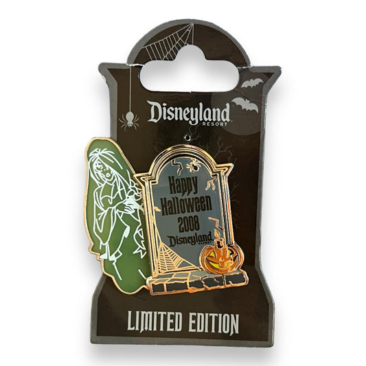 DLR Happy Halloween 2008 Haunted Mansion Tombstone Little Leota Pin