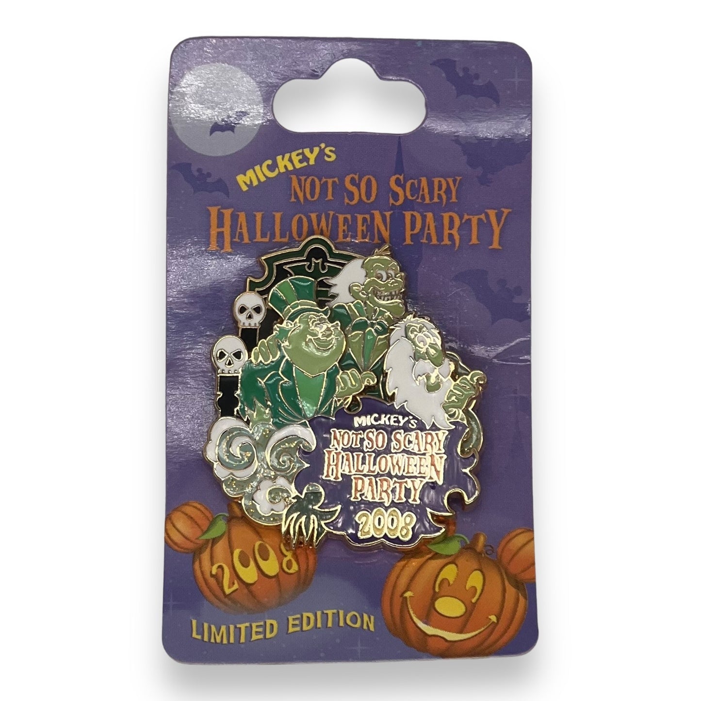 WDW Mickey's Not So Scary Halloween Party 2008 Hitchhiking Ghosts Pin