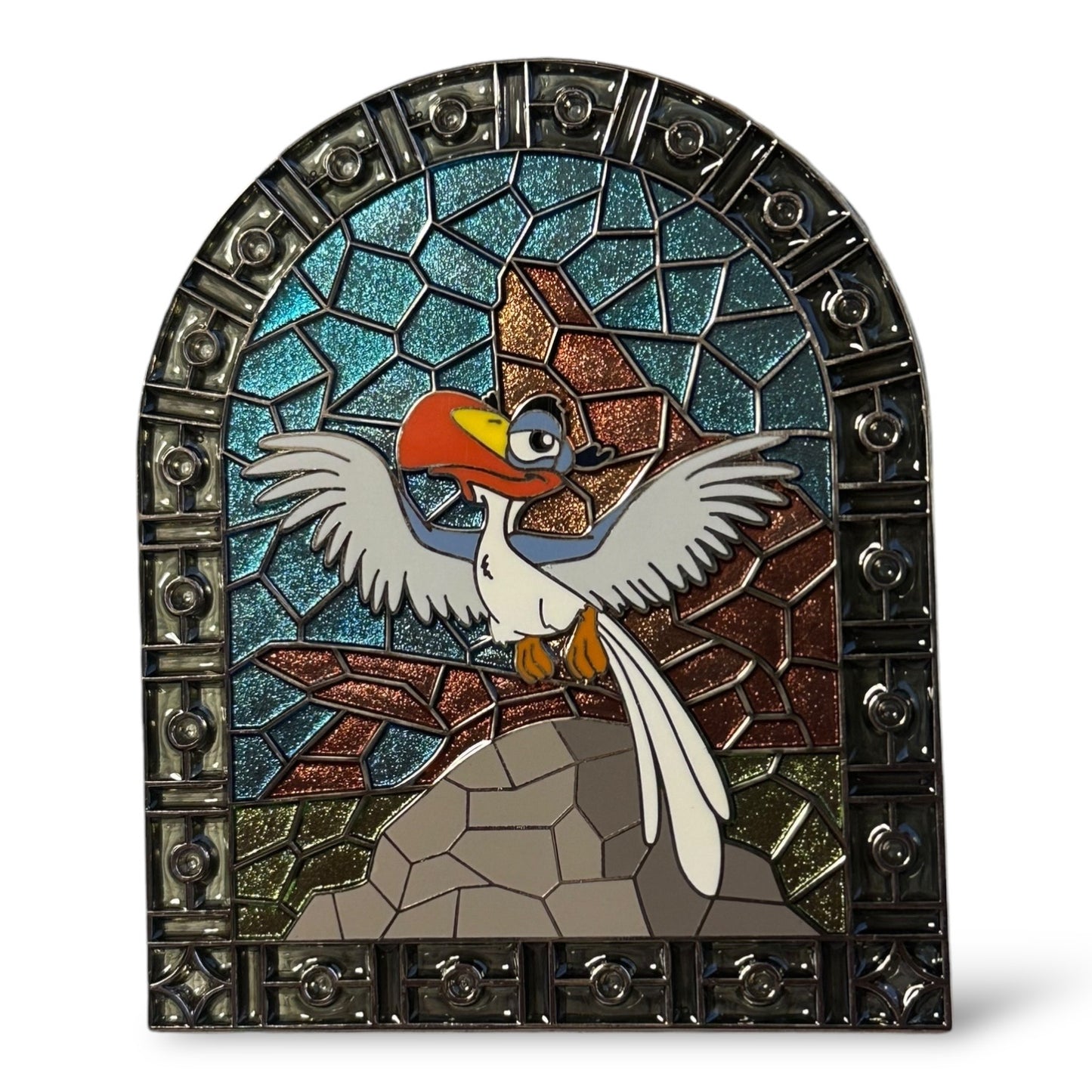 WDI Stain Glass Birds Zazu Pin