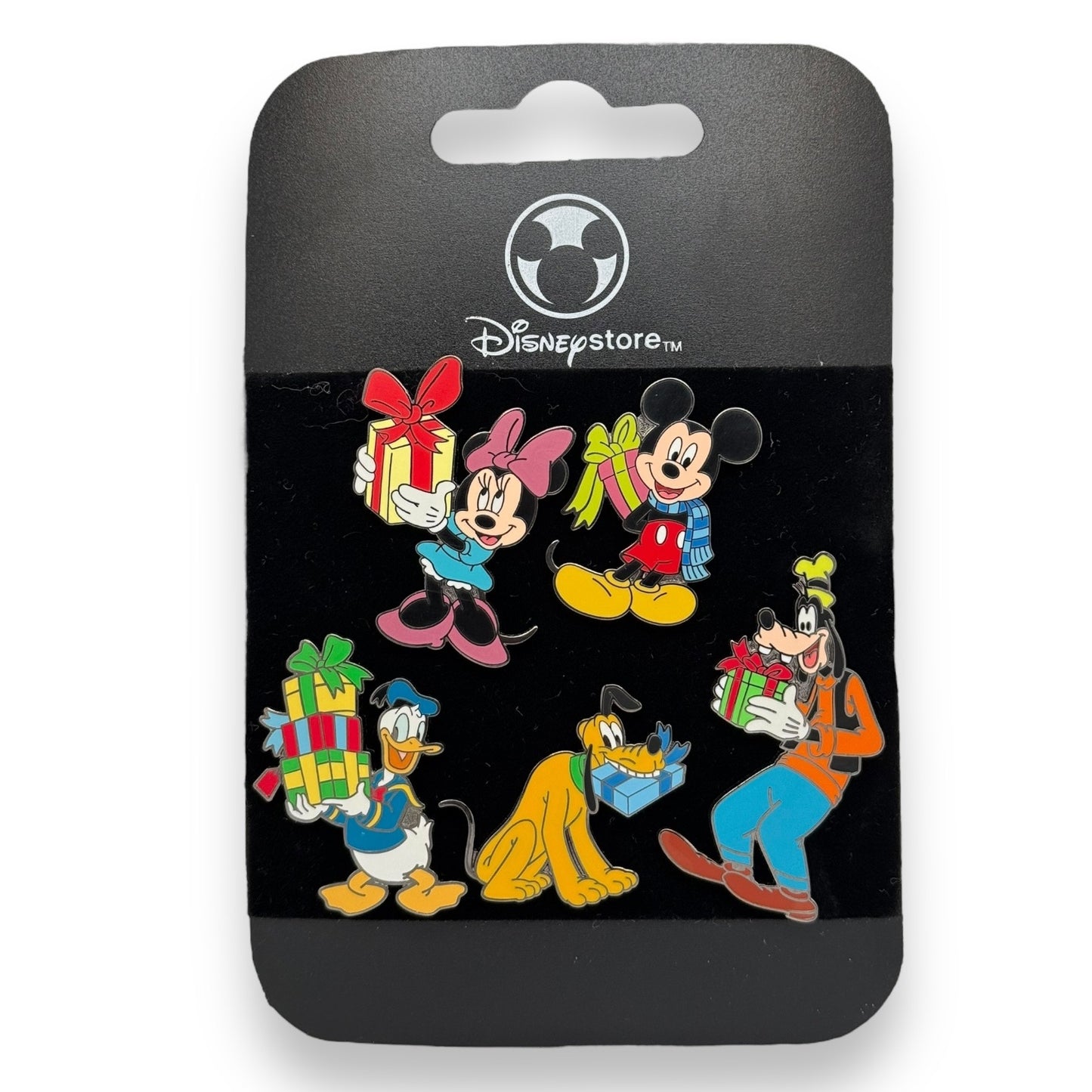 Disney Shopping Fab 5 Christmas Pin Set