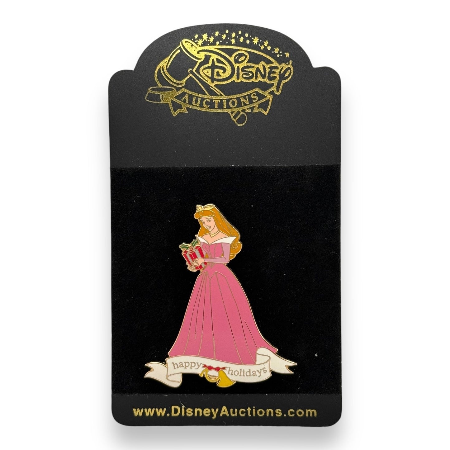 Disney Auctions Happy Holidays Aurora Pin