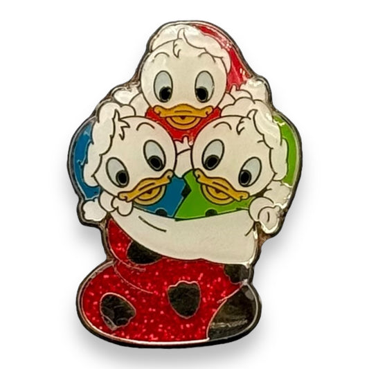 TDR Huey, Dewey & Louie Christmas Stocking Pin