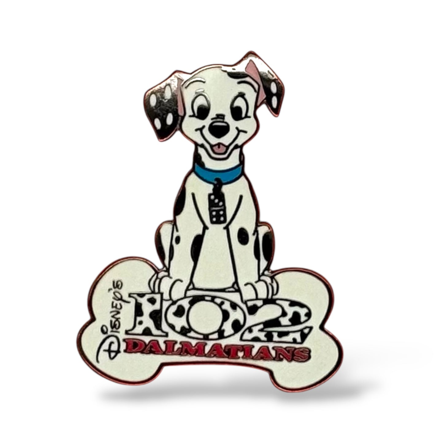 Disney Parks 102 Dalmatians Domino with Bone Logo Pin