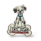 Disney Parks 102 Dalmatians Domino with Bone Logo Pin