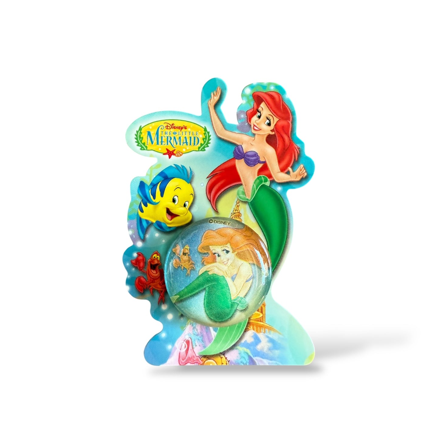 JDS The Little Mermaid Ariel and Sebastian Dome Pin