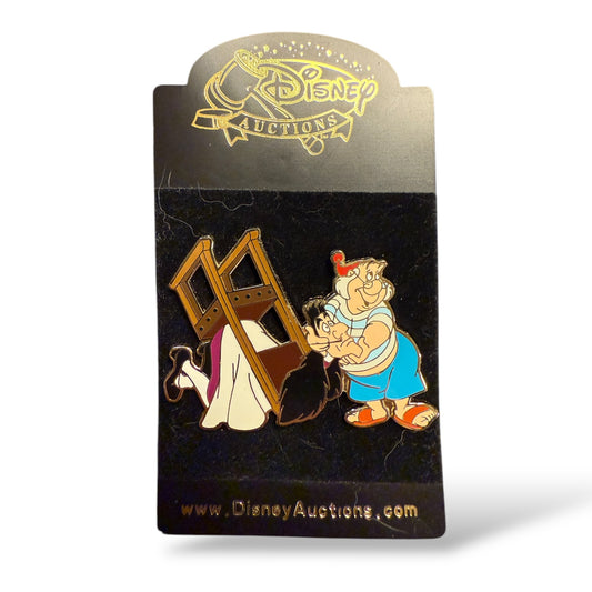 Disney Auctions Hook in The Barber's Chair With Smee Pin