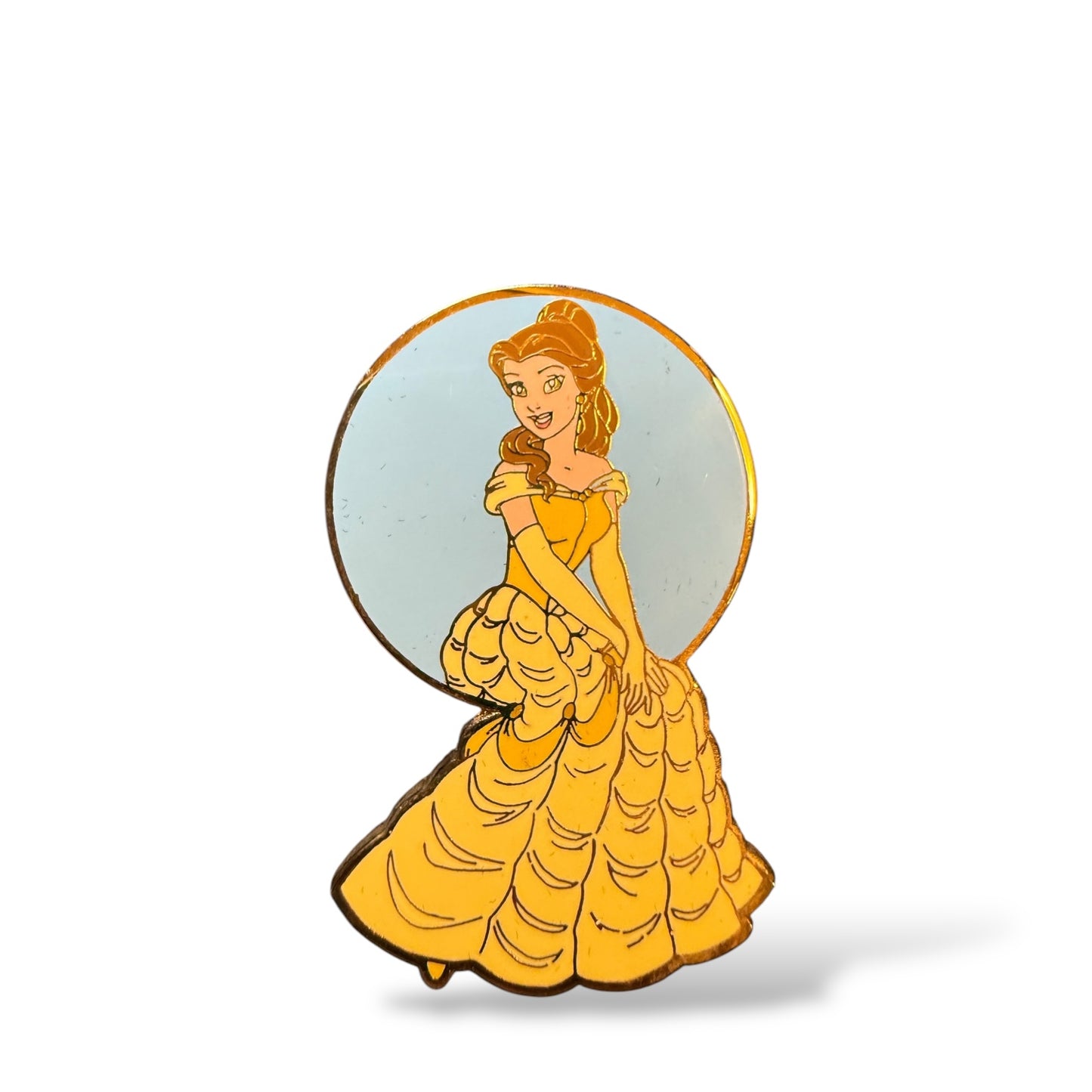 Disney Auctions Blue Circle Princess Belle Pin