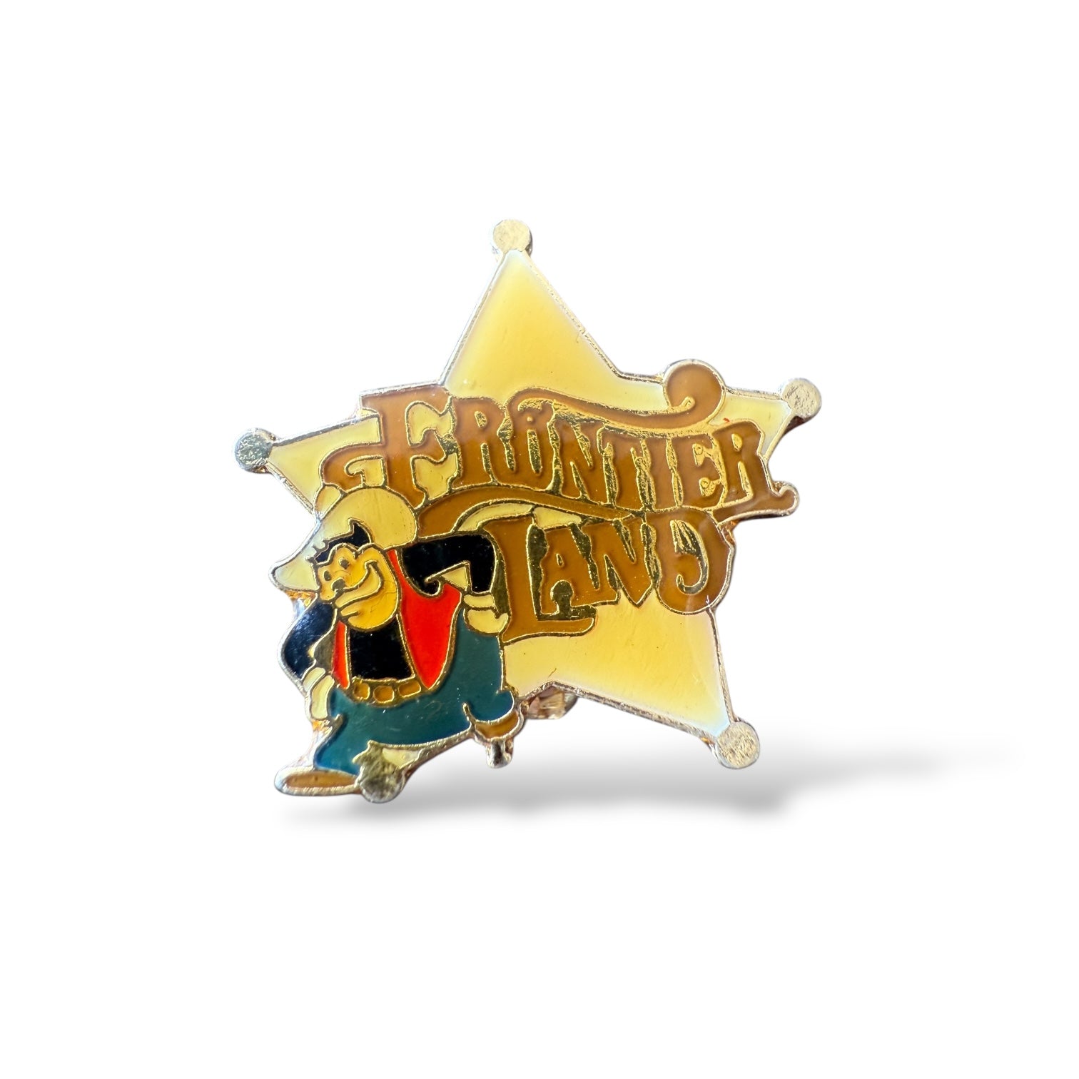 DLR 30th Anniversary Cowboy Pete Sheriff's Badge Frontierland Pin