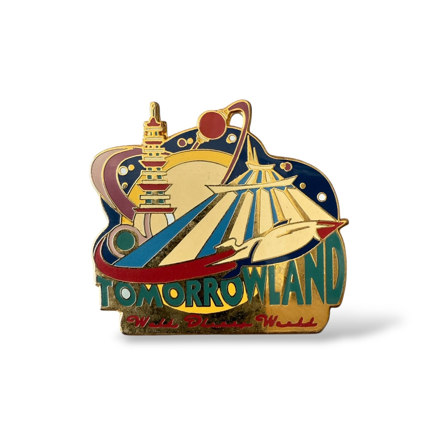 WDW Tomorrowland Space Mountain & Rocket Jets Pin