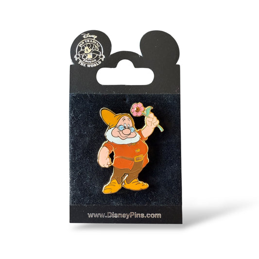 Disney Parks Jeweled Flower Doc Pin