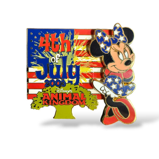 WDW 4th of July 2003 Minnie Animal Kingdom Pin