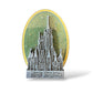 WDW Magic Kingdom Cinderella's Castle Green Glitter Pin