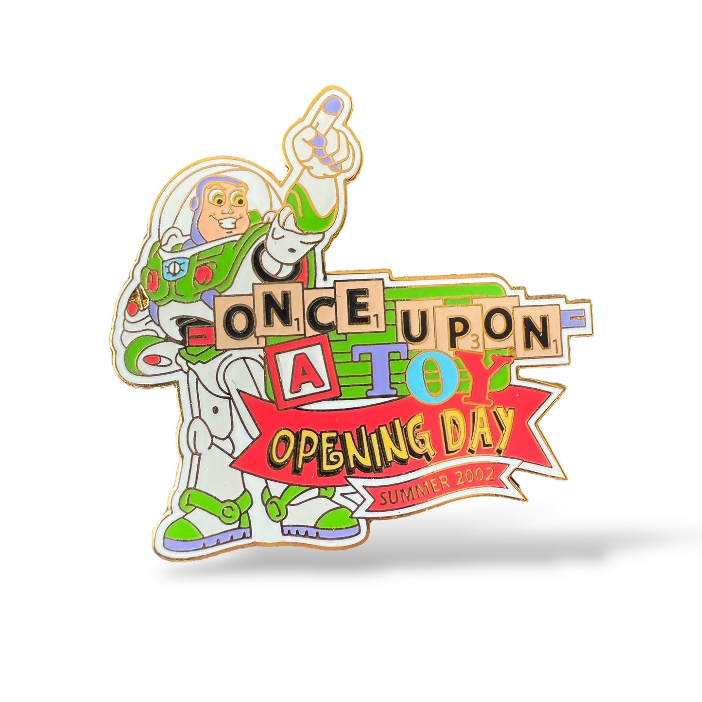 WDW Buzz Lightyear Once Upon A Toy Opening Day Pin