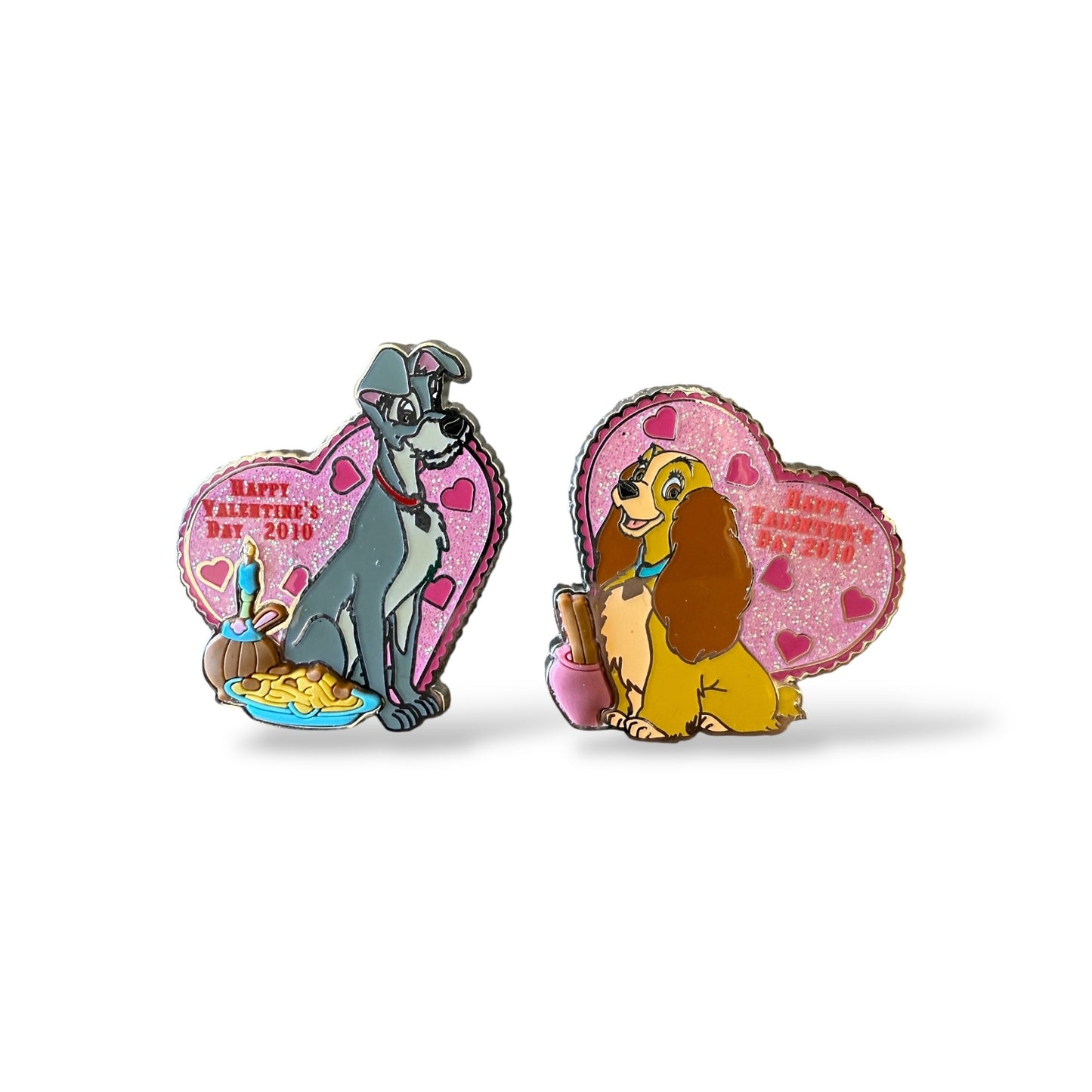 Disney Parks Valentine's Day 2010 Lady and the Tramp Pin