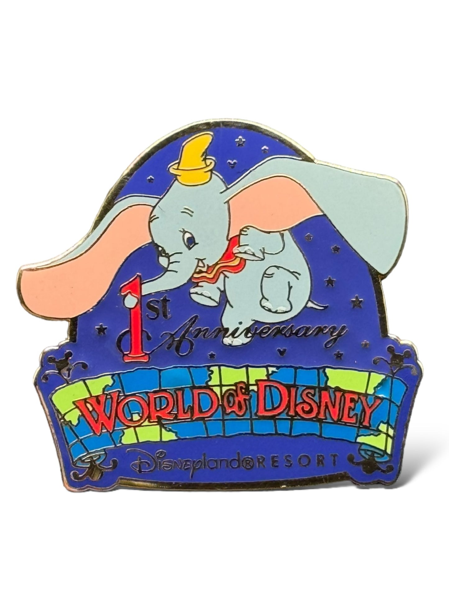 DLR World of Disney 1st Anniversary Dumbo Pin