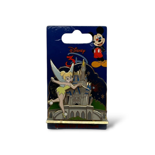 WDW 3D Attractions Diorama Cinderella Castle Tinker Bell Pin