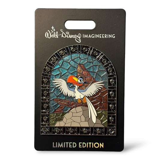 WDI Stain Glass Birds Zazu Pin