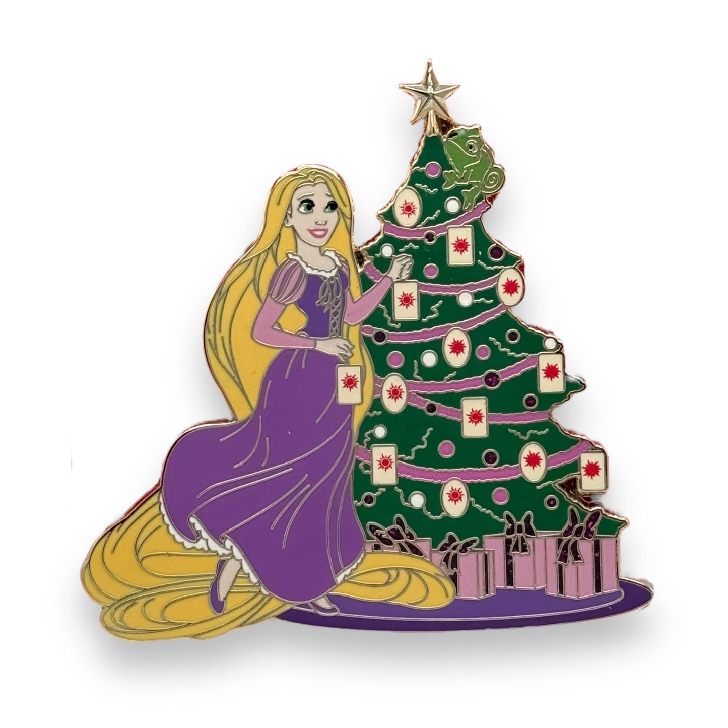 WDI Princess With Christmas Tree Rapunzel Pin