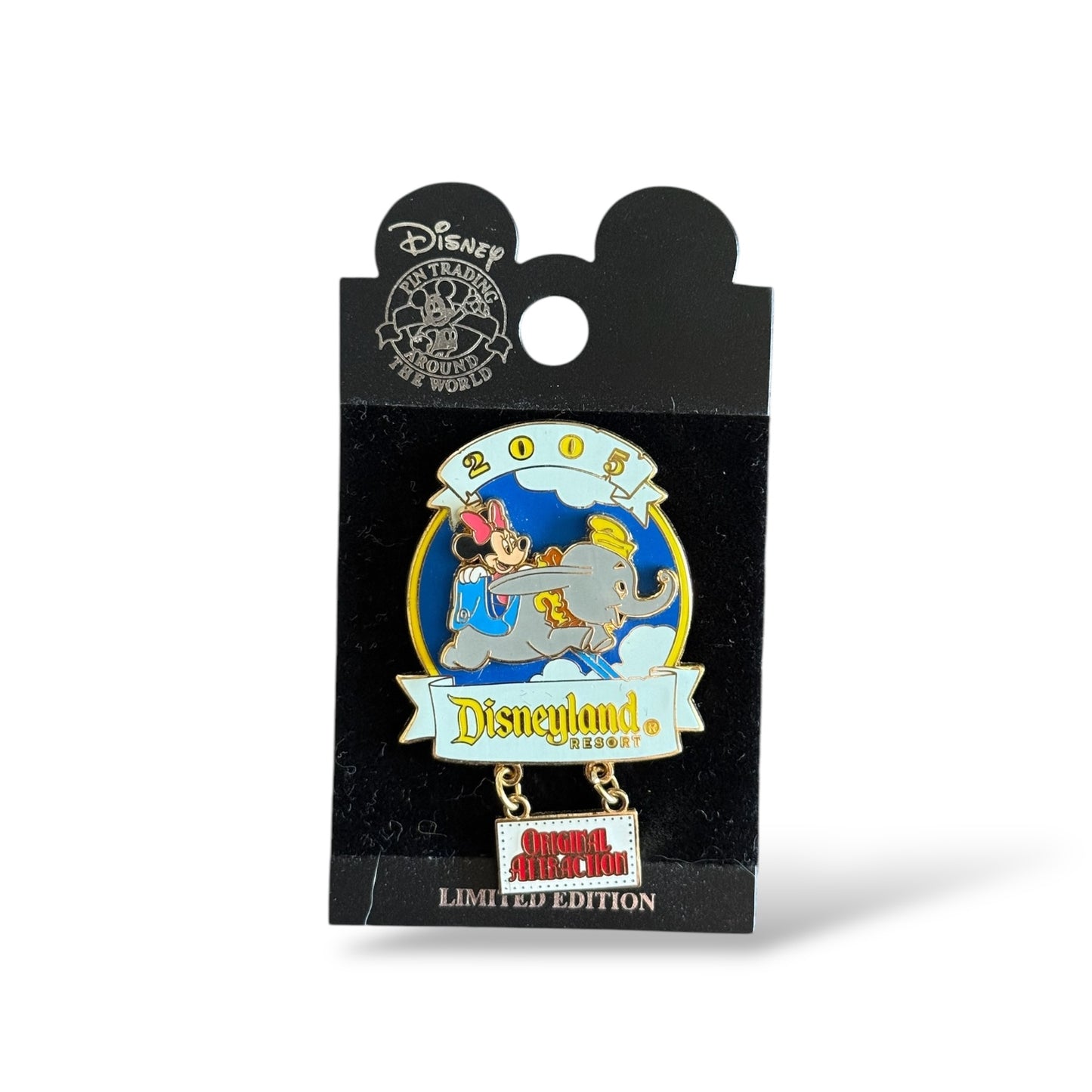 DLR Original Attraction Dumbo Flying Elephants Minnie Pin