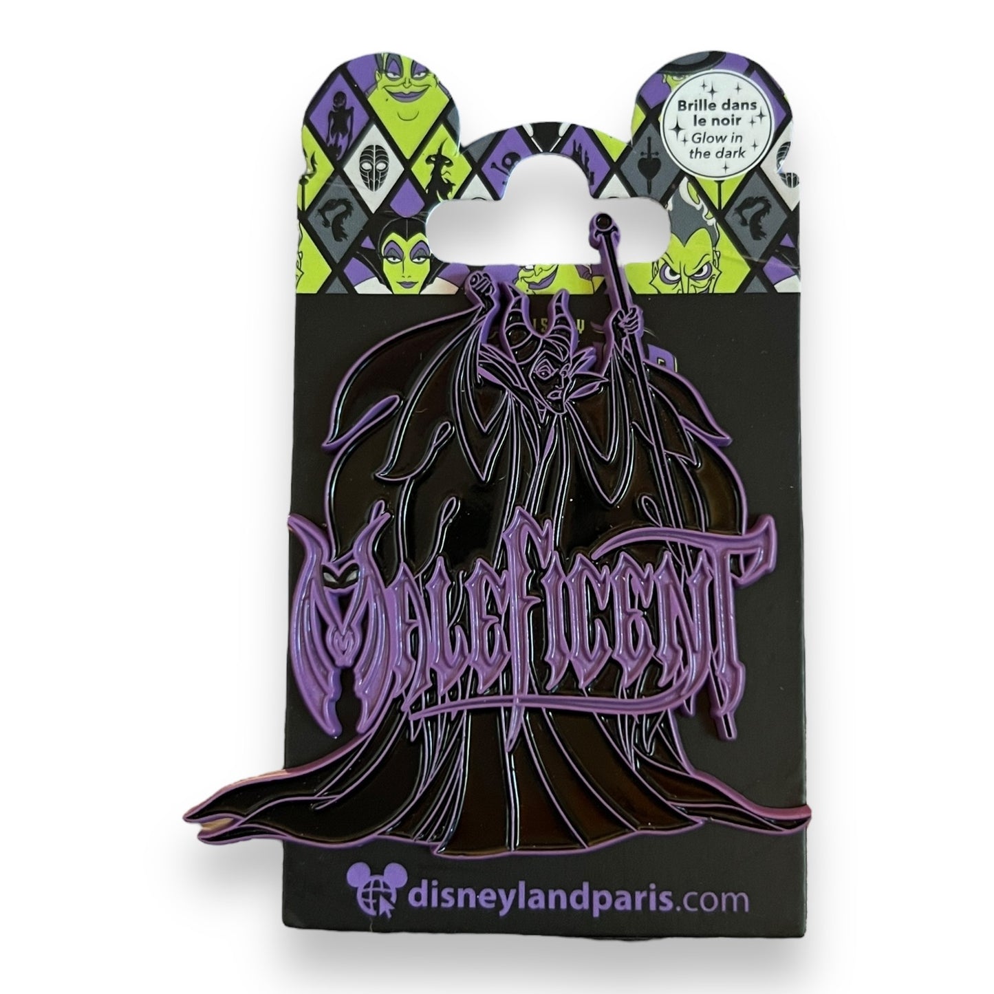 DLRP Villain Flames Maleficent Pin