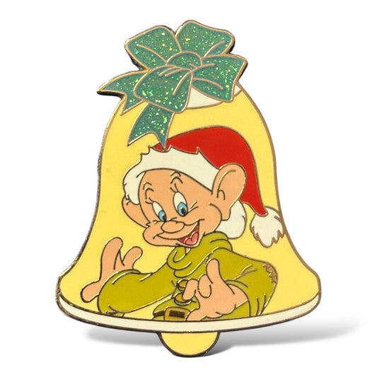 Disney Shopping Jingle Bell Dopey Santa Hat Pin