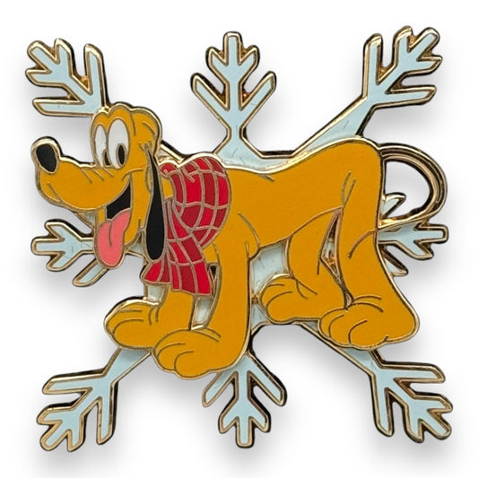 DLR Winter Snowflake Pluto Pin