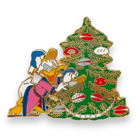 Disney Shopping Advent Calendar Donald Decorating Christmas Tree Pin