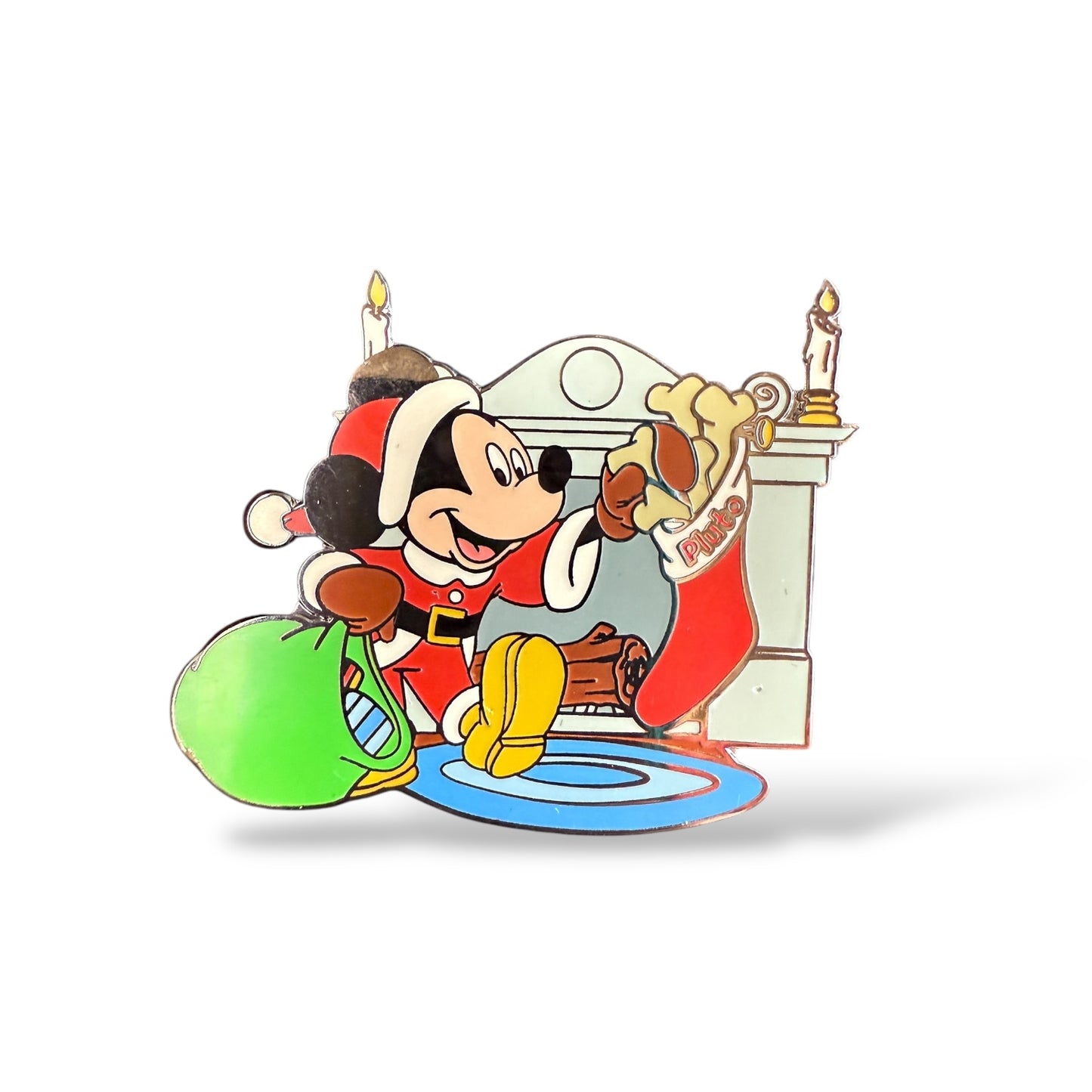 Disney Shopping Happy Holidays Mickey Mouse Pin