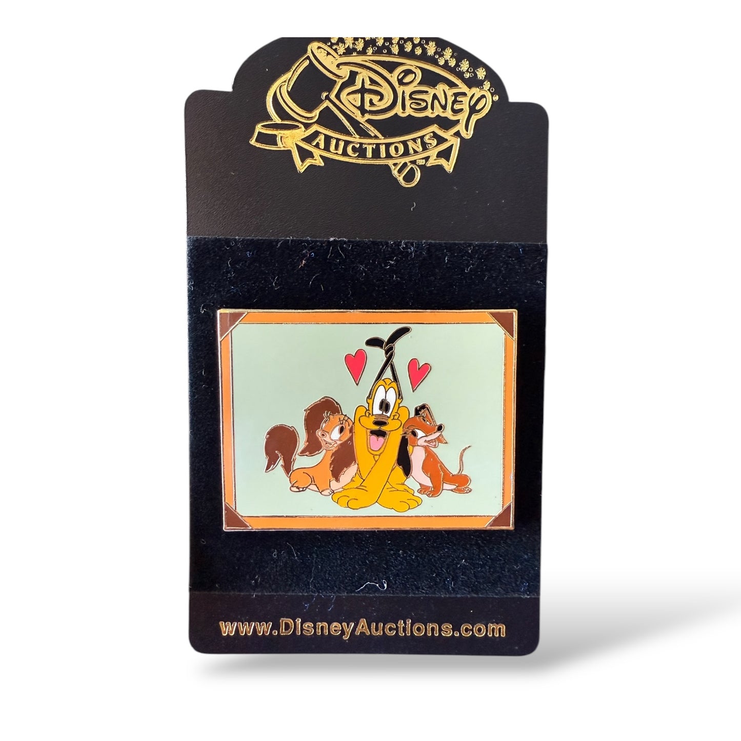 Disney Auctions Valentine Pluto, Fifi and Dinah Pin
