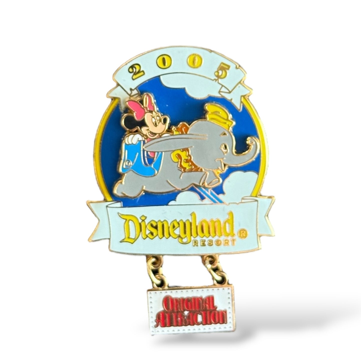 DLR Original Attraction Dumbo Flying Elephants Minnie Pin