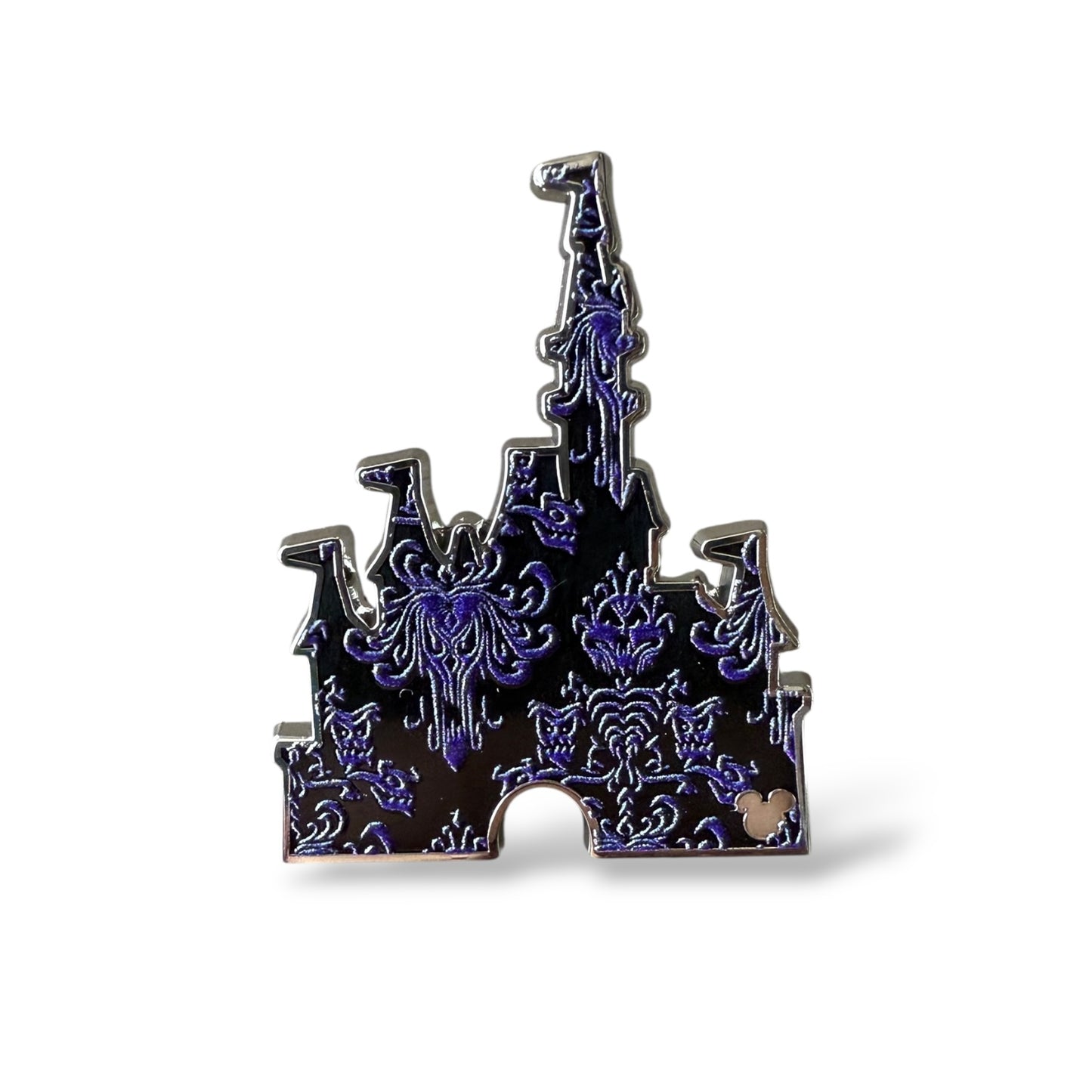 Cast Lanyard Cinderella Castles Haunted Mansion Hidden Mickey Pin