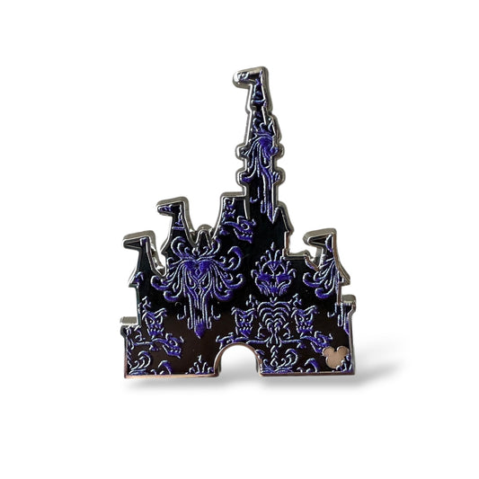 Cast Lanyard Cinderella Castles Haunted Mansion Hidden Mickey Pin