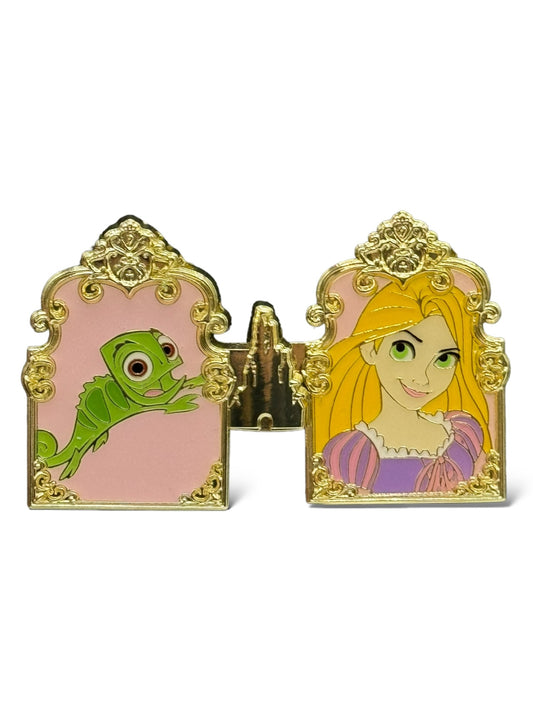 HKDL Pin Trading Carnival Princess Castle Mystery Rapunzel and Pascal Pin