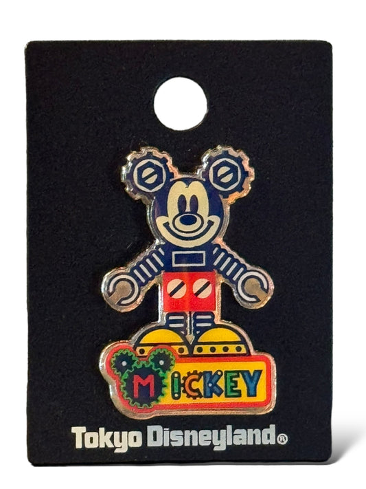 TDR Wacky Wind-Up Robot Mickey Pin