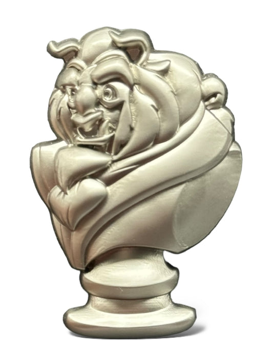 WDW Heroes vs. Villains Hall of Sculpted Busts Beast Pin