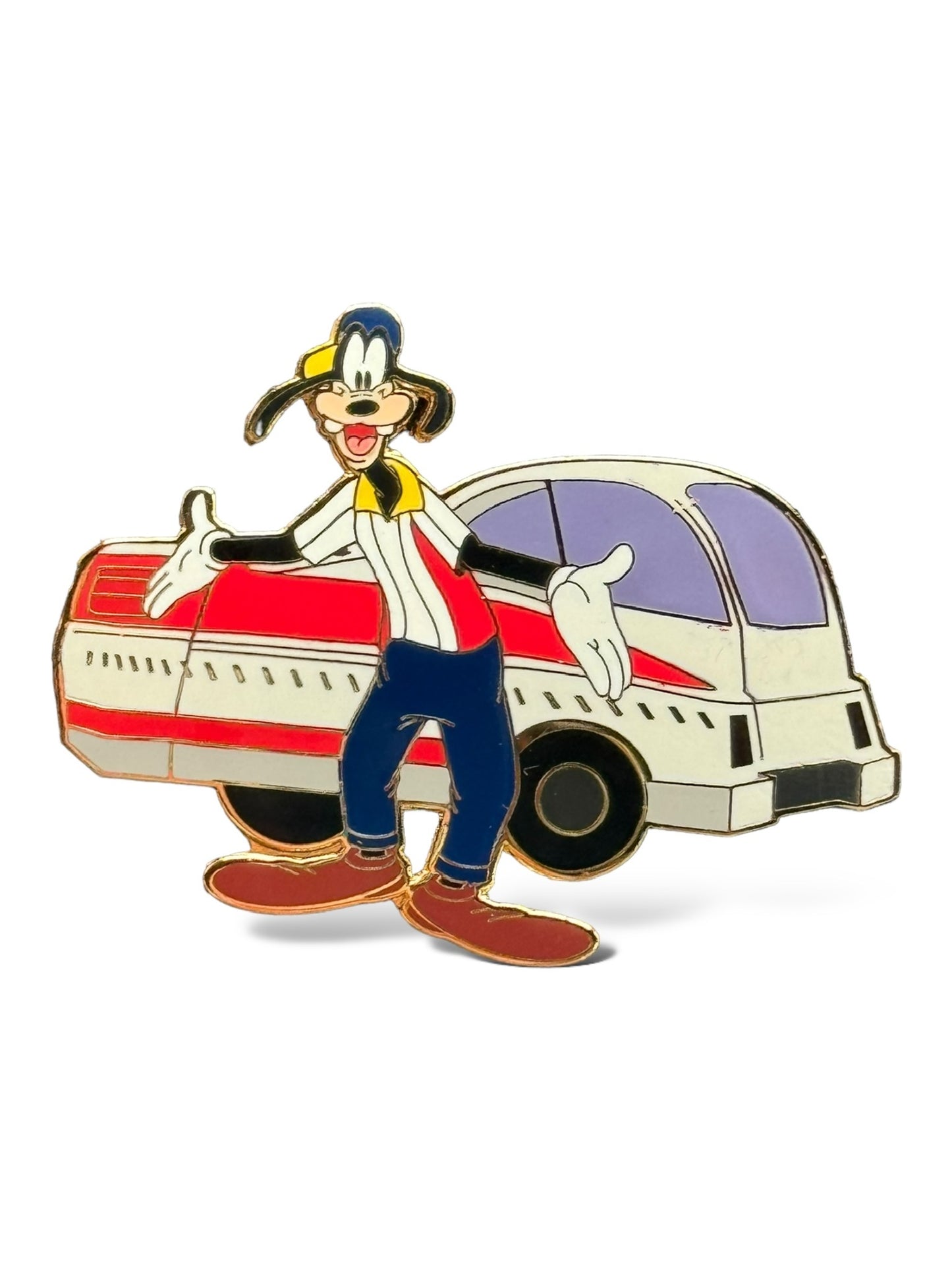 DEC Parking Tram Driver Goofy Pin