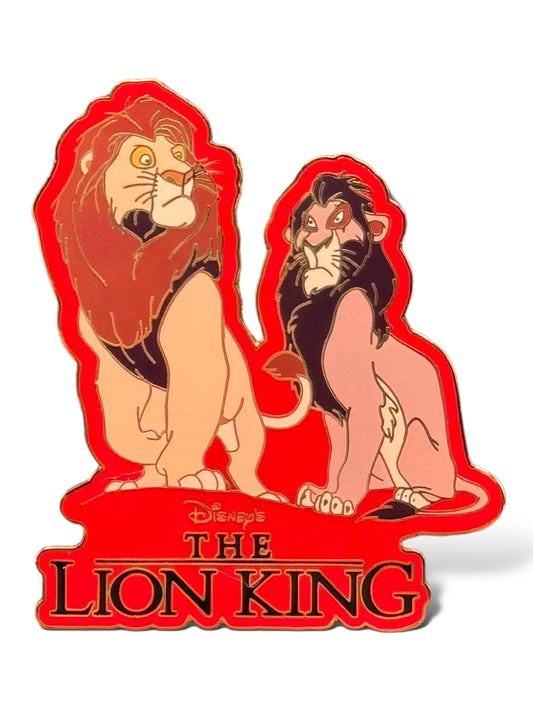 DEC The Lion King DVD Gift with Purchase Simba and Scar Pin