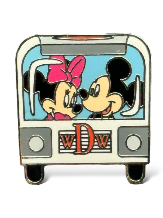 WDW Walt Disney Travel Company Mickey & Minnie in Bus Pin