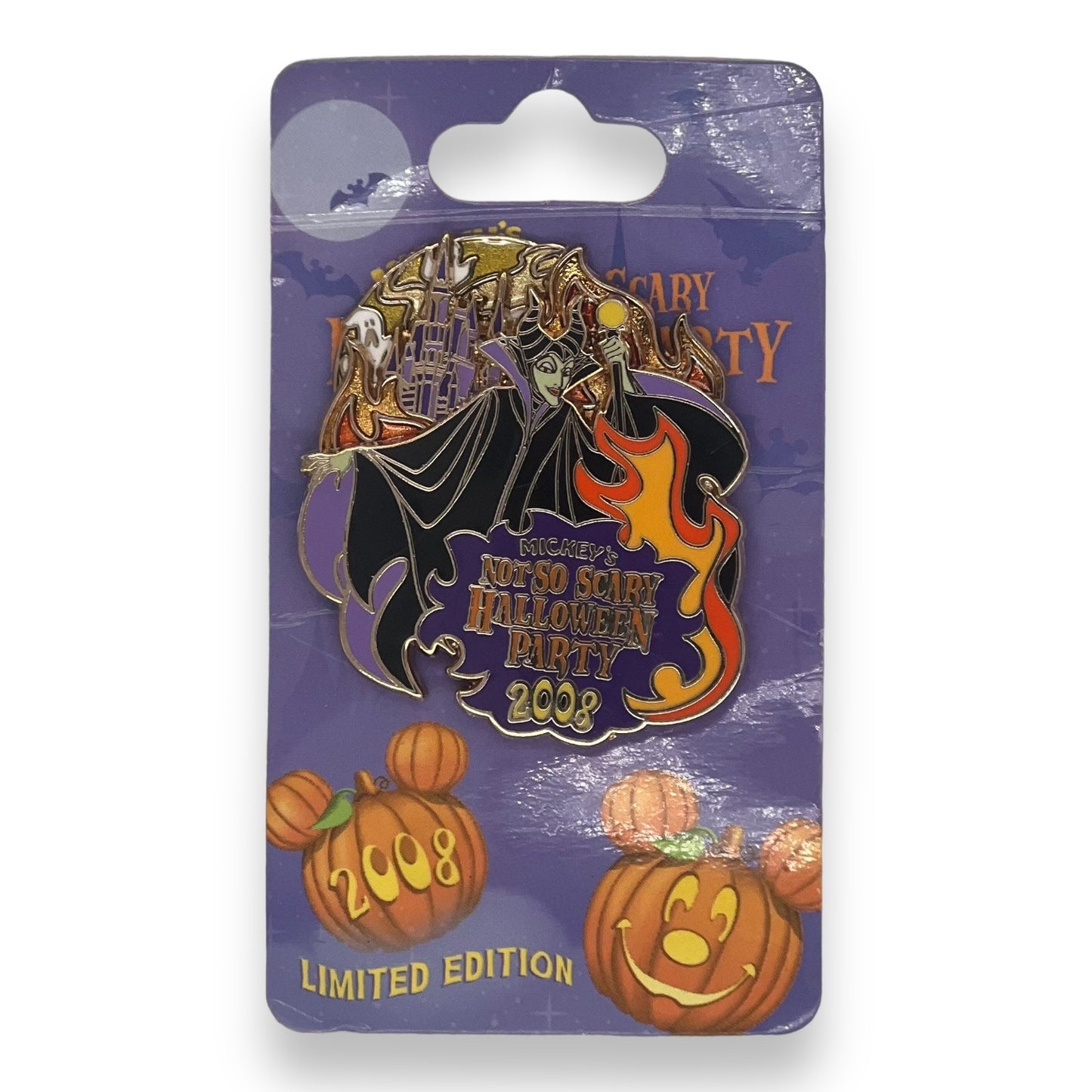 WDW Mickey's Not So Scary Halloween Party 2008 Maleficent Pin