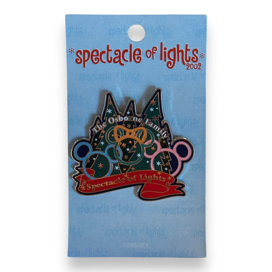 WDW Spectacle of Lights 2002 Logo Pin