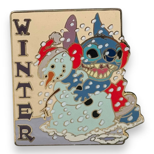 Disney Auctions Seasons Winter Stitch Pin