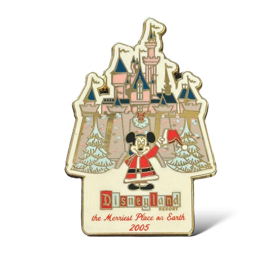 Artist Proof DLR Merriest Place on Earth 2005 Logo Mickey Pin