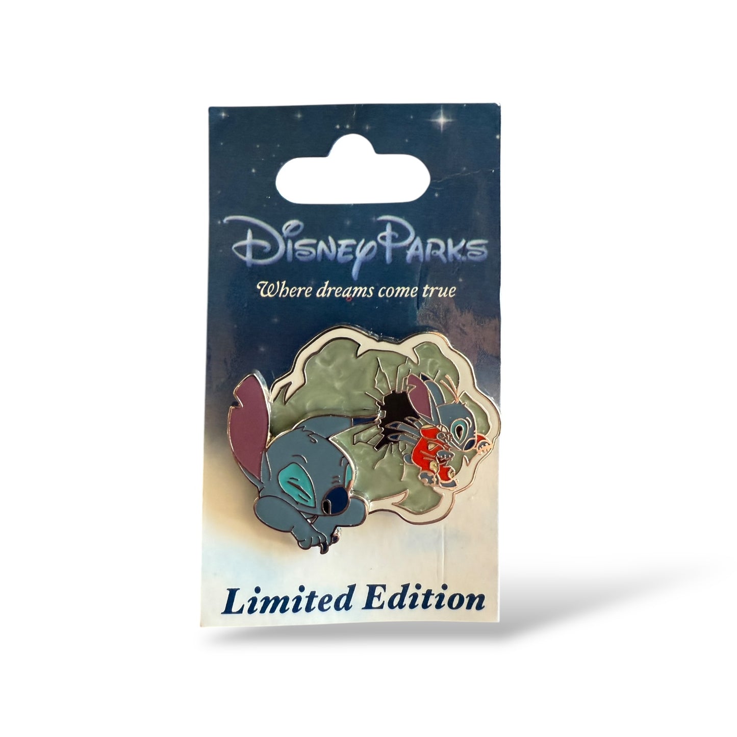 WDW Where Dreams Come True Stitch Pin