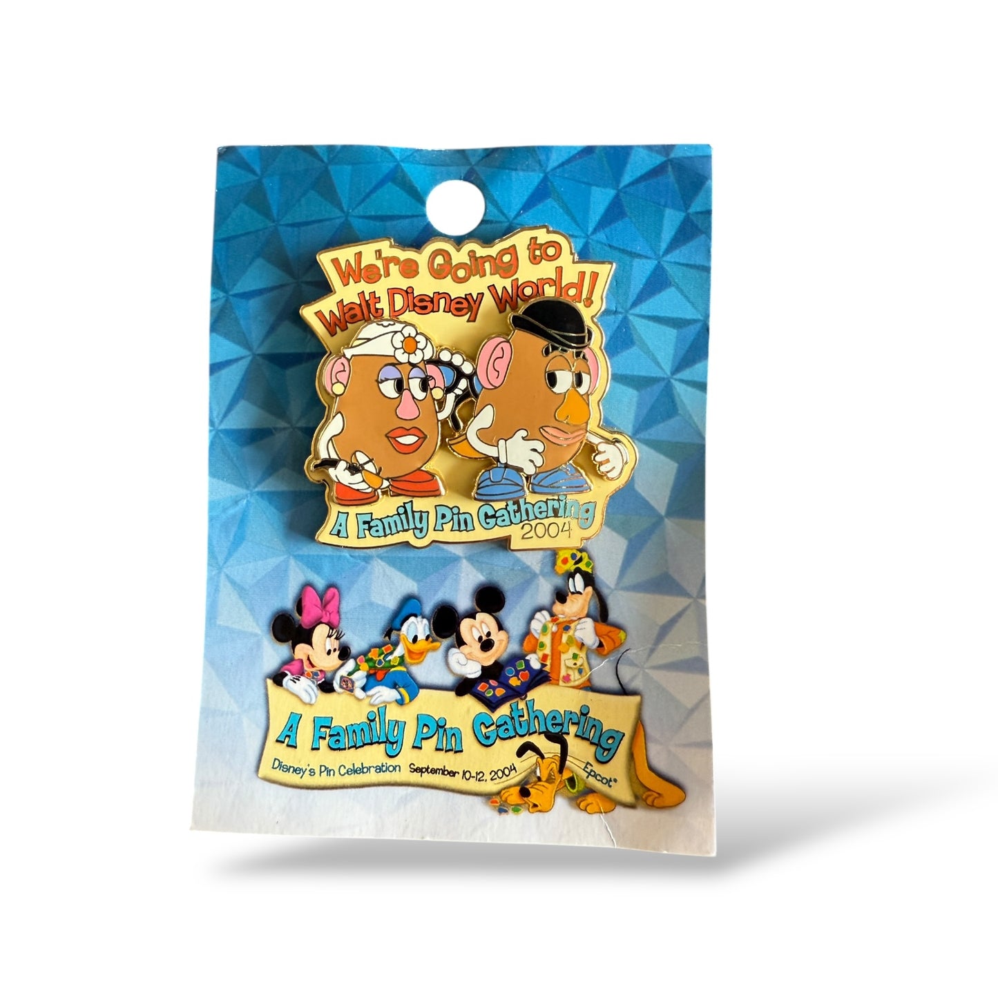 WDW A Family Pin Gathering Mr & Mrs Potato Head Packing Pin