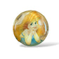 JDS The Little Mermaid Ariel Sitting Dome Pin