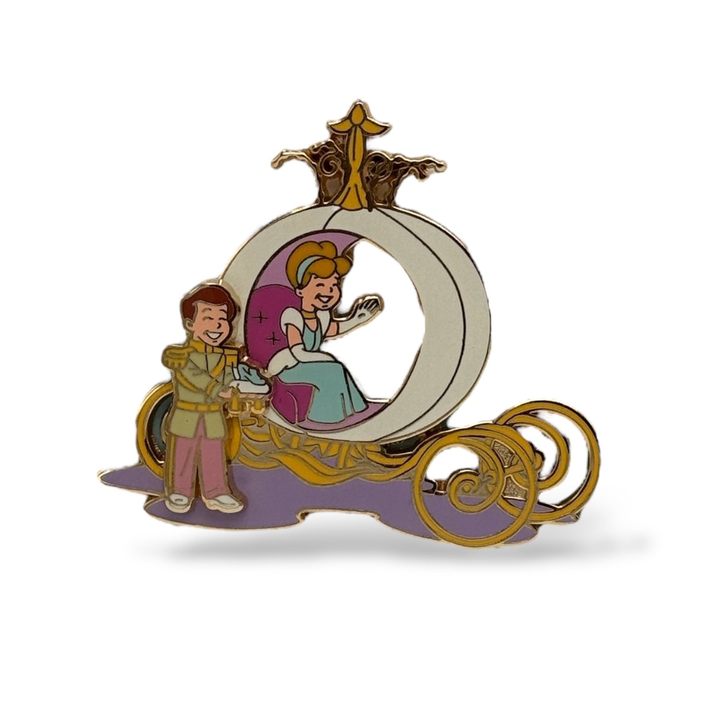 WDW It's a Small World A Magical Transformation Cinderella and Prince Charming Pin