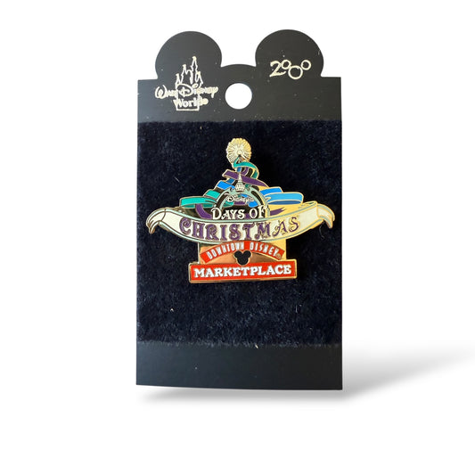 WDW Pluto's Pin Pursuit Downtown Disney Marketplace 26th Anniversary Days of Christmas Pin