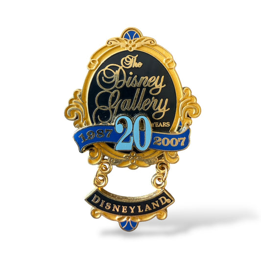 DLR The Disney Gallery 20th Anniversary Pin