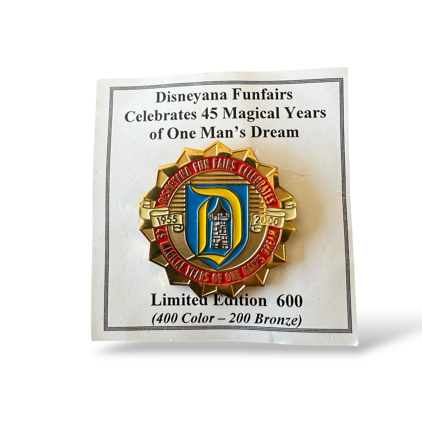 Disney Parks Disneyana Celebrates One Man's Dream Pin